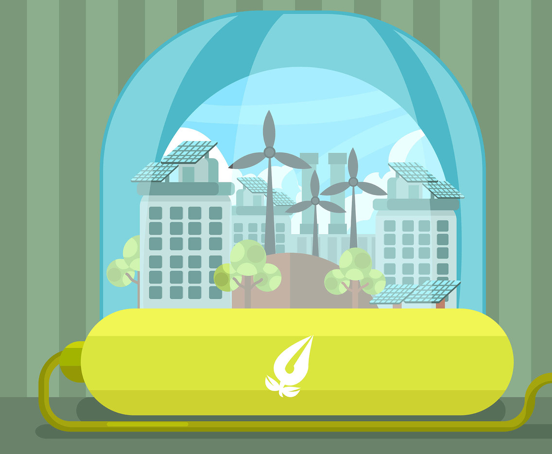 1136x936 Green Energy With Solar Panels Vector Vector Art Graphics