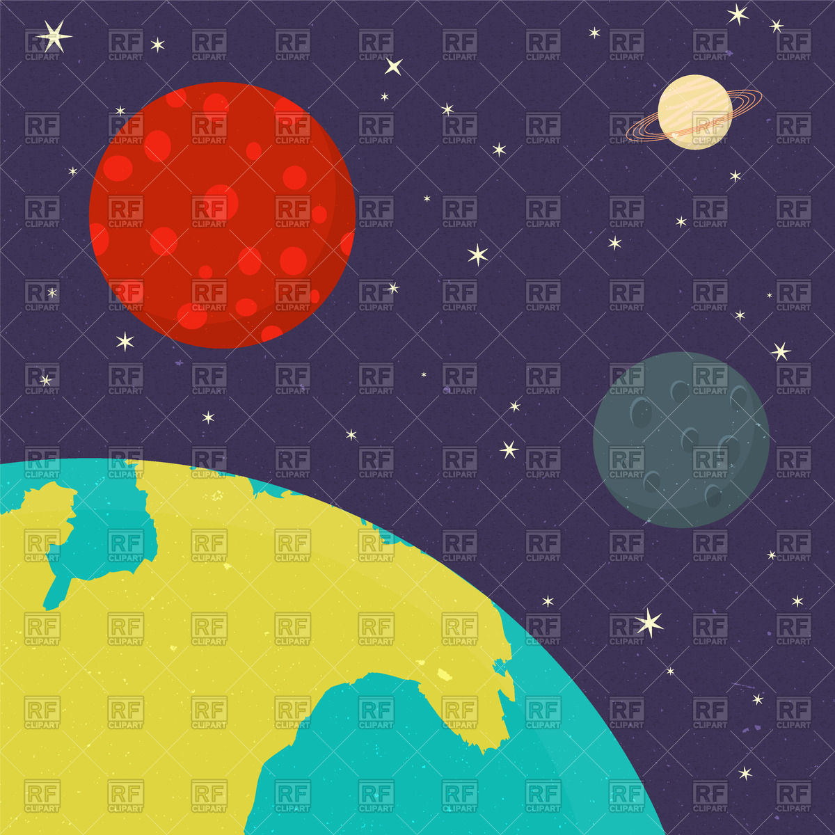 Solar System Vector