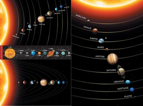 Solar System Free Vector Download 496x368 Solar System Free Vector Download