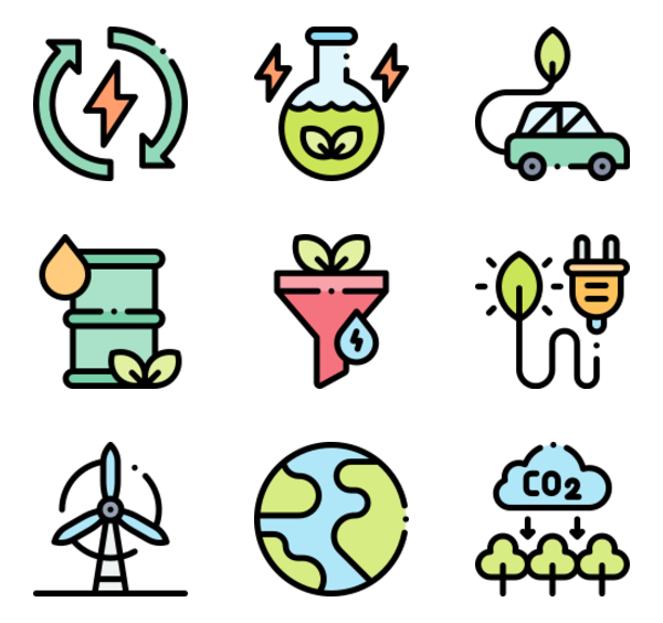 600x564 Solar Panel Icons