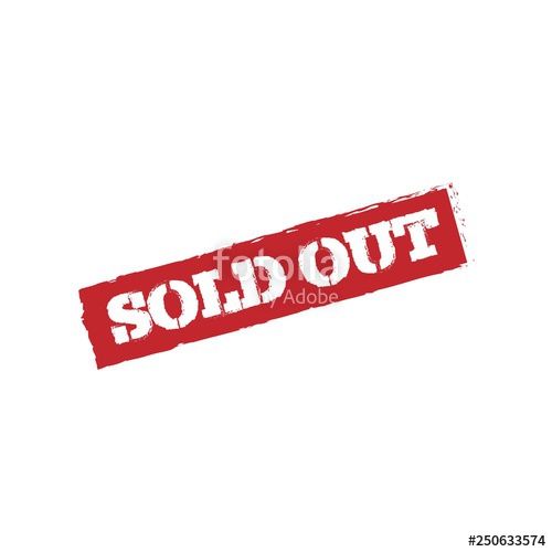 500x500 Sold Out Banner Vector, Illustration Stock Image And Royalty Free