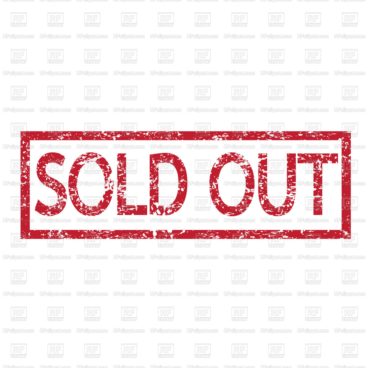 1200x1200 Stamp Text Sold Out Vector Image Of Fonts Type Tumdee