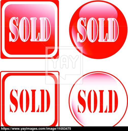 503x512 Real Estate Sold Sign Vector
