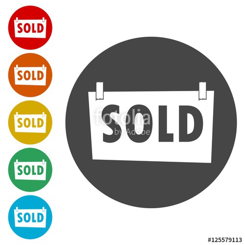 500x500 Sold Sign