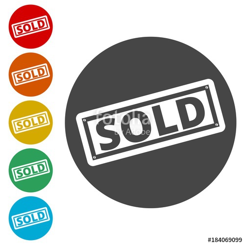 500x500 Sold Sign Stock Image And Royalty Free Vector On Fotolia