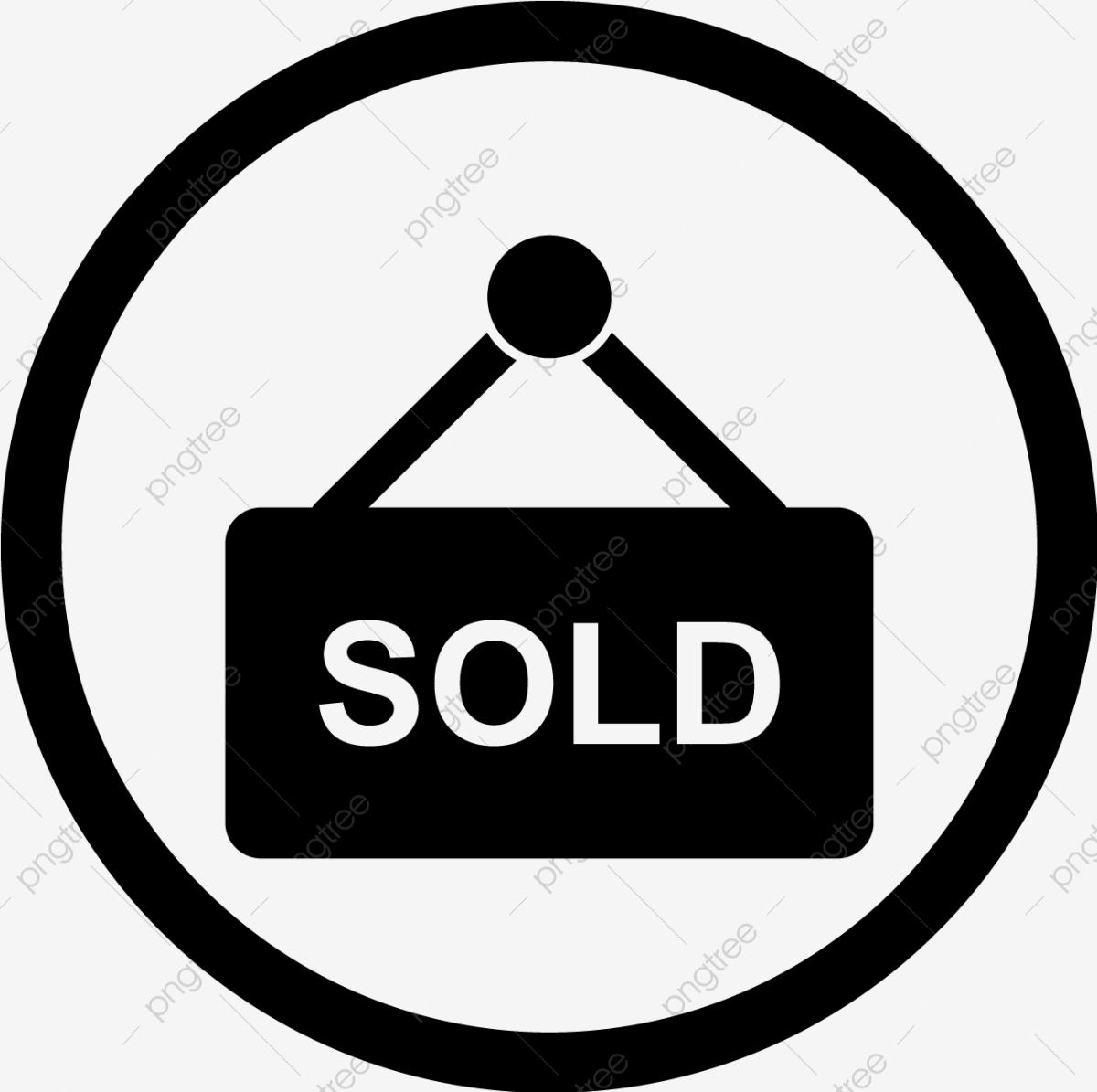 1200x1195 Vector Sold Icon, Real Estate, Sold, Sign Png And Vector