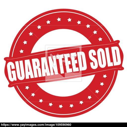 512x512 Guaranteed Sold Vector