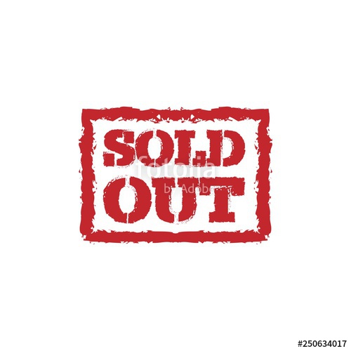 500x500 Sold Out Banner Vector, Illustration Stock Image And Royalty Free
