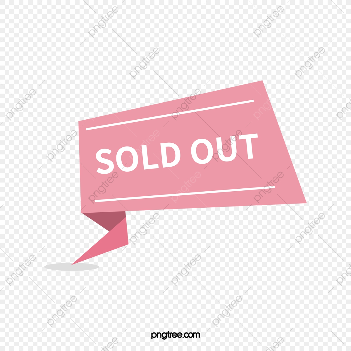 1200x1200 The Pink Label Has Been Sold Out, Label Vector, Vector Png, Sold