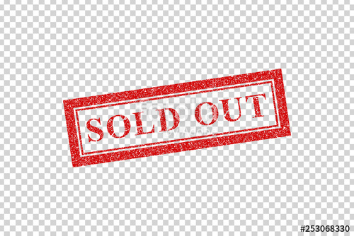 500x334 Vector Realistic Isolated Red Rubber Stamp Of Sold Out Logo