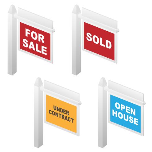 490x490 Real Estate For Sale, Sold, Open House And Under Contract Signs