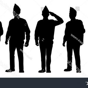 300x300 Best Free Soldier Saluting Silhouette Cdr Hoodamathrun