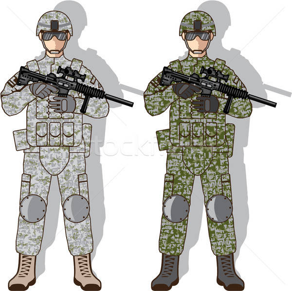 600x598 Battle Soldier Vector Illustration Clip Art Image Vector