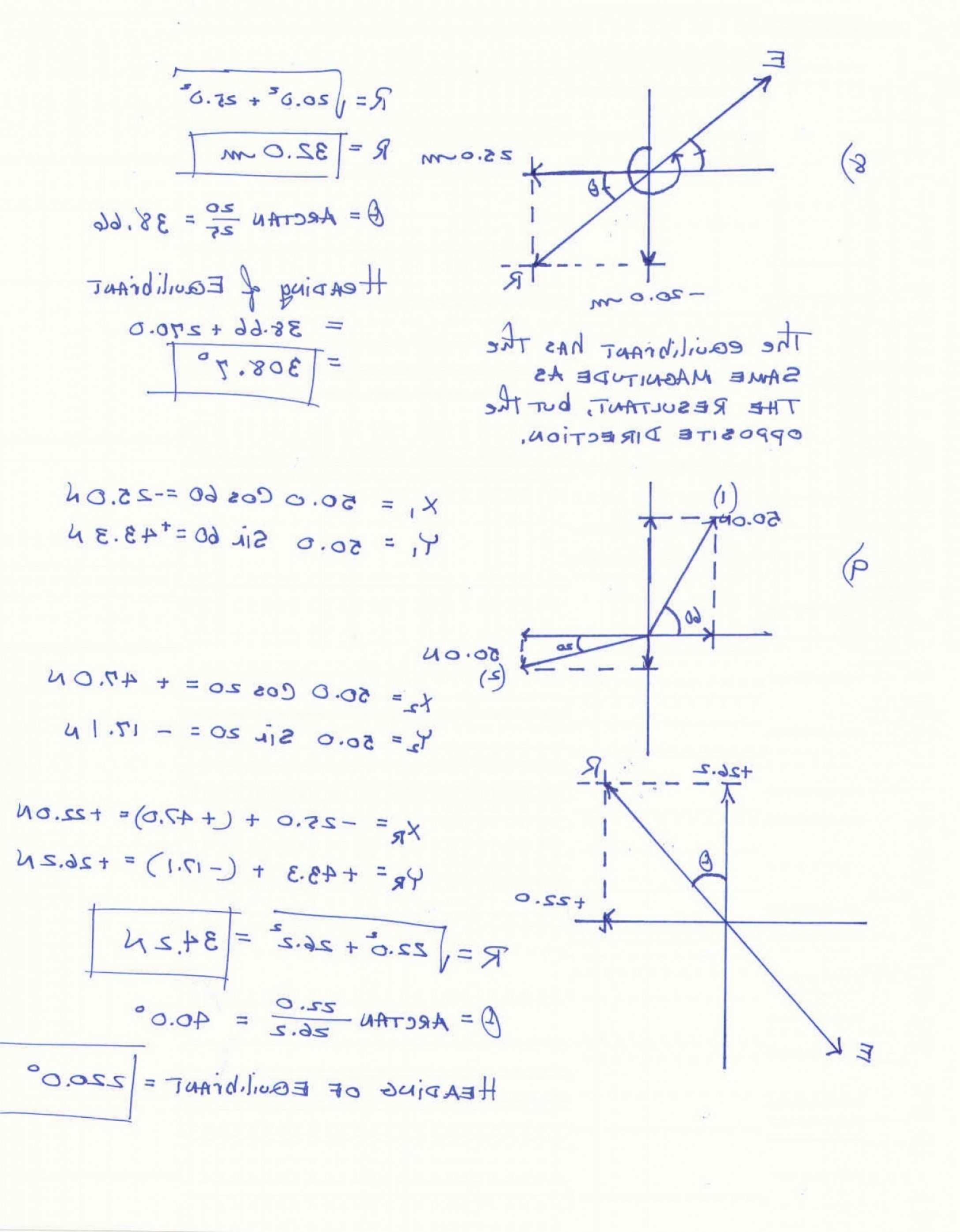 vectors problem solving with solutions