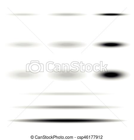450x470 Sombras, Vector, Conjunto, Transparente Sombras, Conjunto, Edges