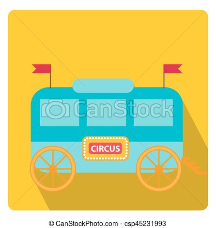 446x470 Estilo, Illustration Plano, Circo, Aislado, Largo