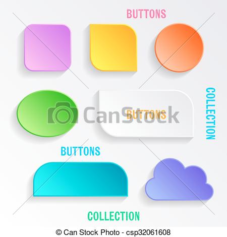 450x470 Botones, Sombras, Vector Sombras, Colorido, Moderno, Botones