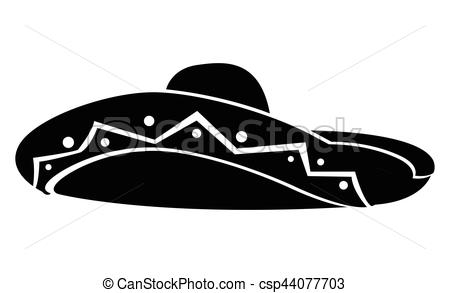 450x293 Sombrero Mexicano, Aislado Vector, Mexicano, Aislado