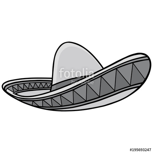 500x500 Sombrero Illustration