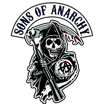 355x355 Sons Of Anarchy Reaper Logo Patch Amazon Ca Sports Outdoors