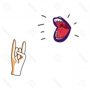Stock Illustration Mouth Lips Vector Music Sing Notes Illustration 300x300 Stock Illustration Mouth Lips Vector Music Sing Notes Illustration
