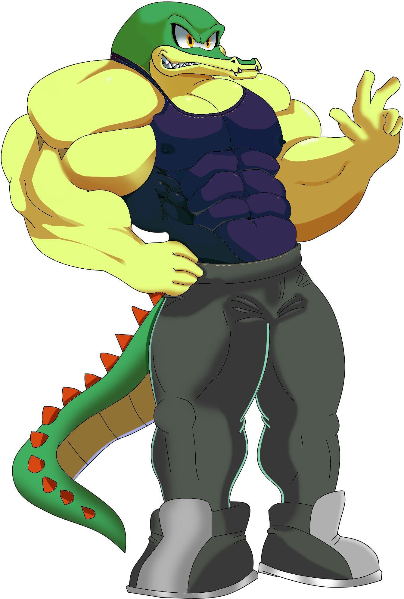 Vector Manny The Crocodile 1342x1991 Vector Manny The Crocodile