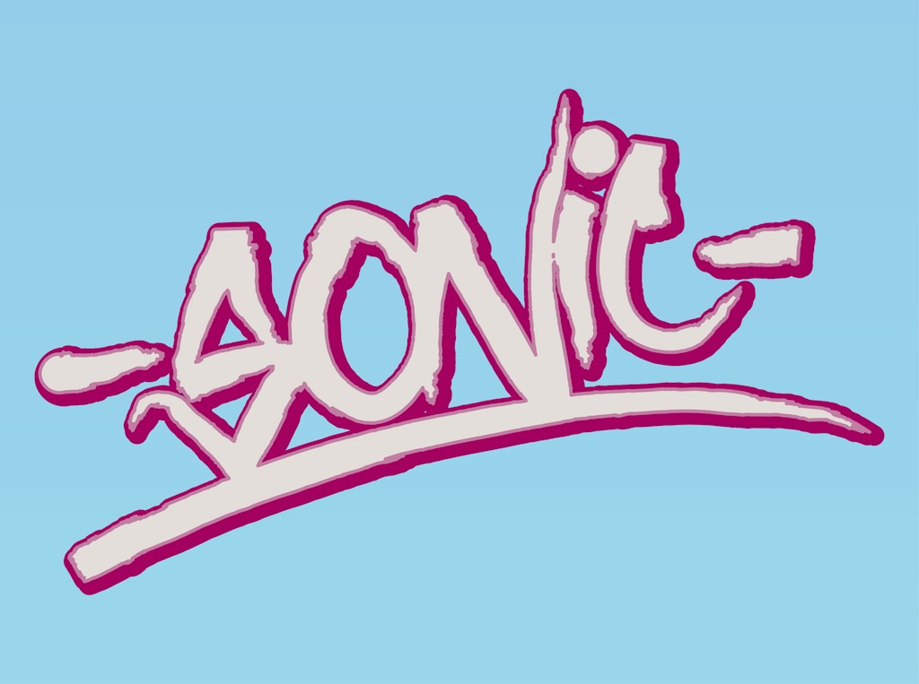 1024x763 Sonic Graffiti Vector Art Graphics