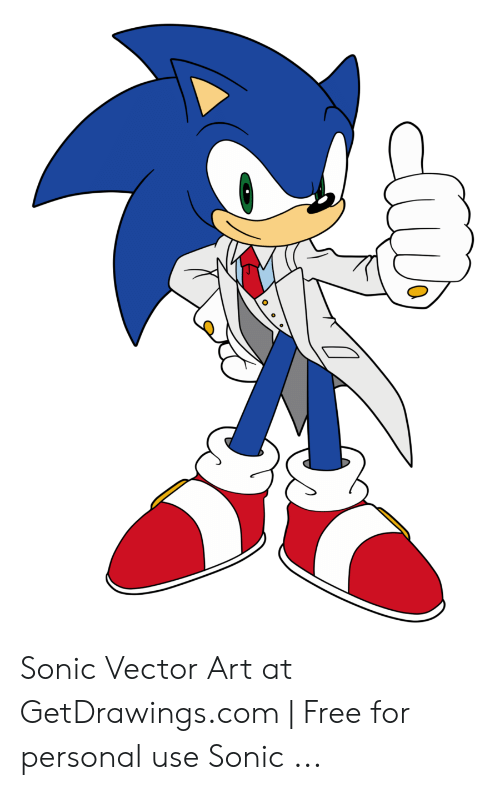 500x790 Sonic Vector Art