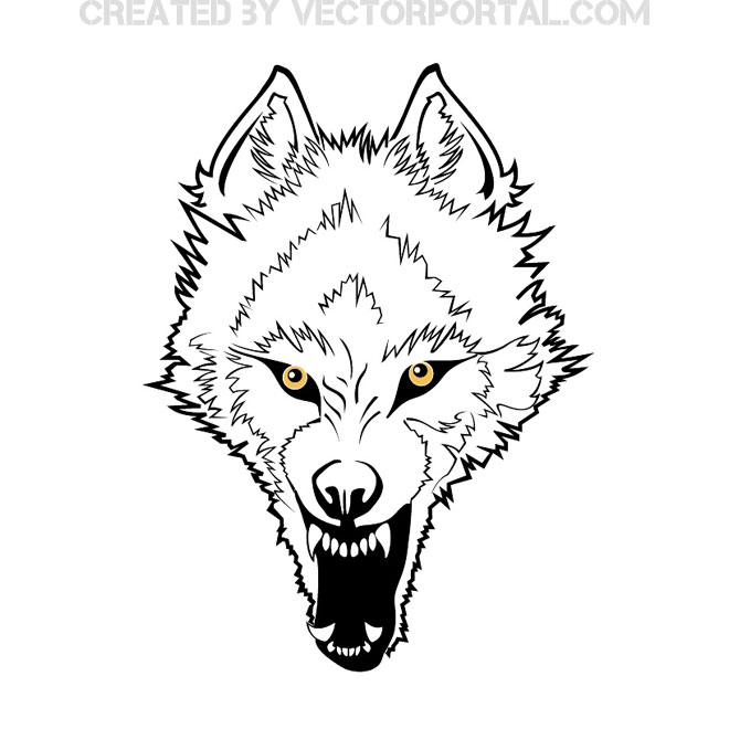 660x660 Lobo Depredador Sonrisa Vector