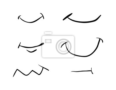 400x311 Sonrisa Simple De La Historieta Fijada Del Icono Del