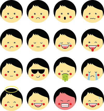 401x428 Vector Conjunto De Bolas De Sonrisa Vector, Aisladas, Emoticon