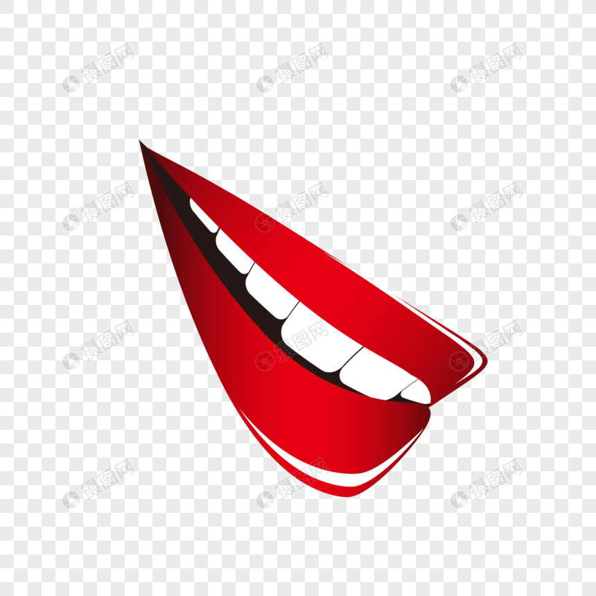 860x860 Boca Roja Sonrisa Vector Material Imagen Descargar Prf