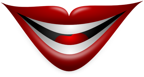 500x267 Joker Sonrisa Vector De La Imagen Vectores De Dominio