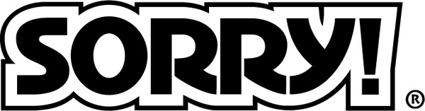 600x157 Free Sorry Vector Free Vector Download
