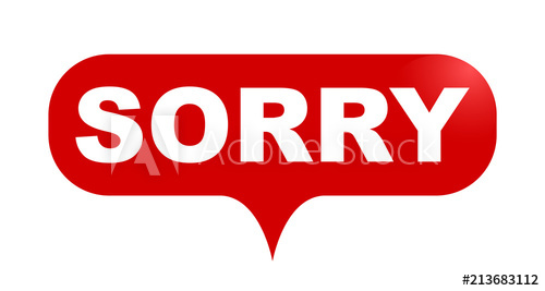 Sorry Logo Vector at Vectorified.com | Collection of Sorry Logo Vector ...