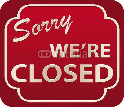 400x346 Sorry Office Is Closed Sign Vector Sorry We're Closed Sign
