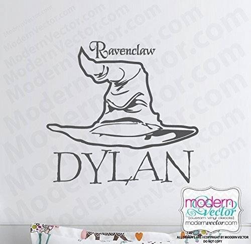 Harry Potter Sorting Hat Name Vinyl Wall Decal Handmade 500x486 Harry Potter Sorting Hat Name Vinyl Wall Decal Handmade