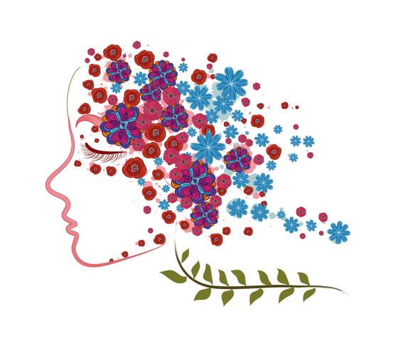 557x490 Spring Time Fantasy Floral Soul Vector