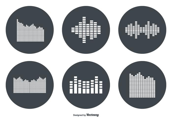 700x490 Sound Bar Vector Icon Set