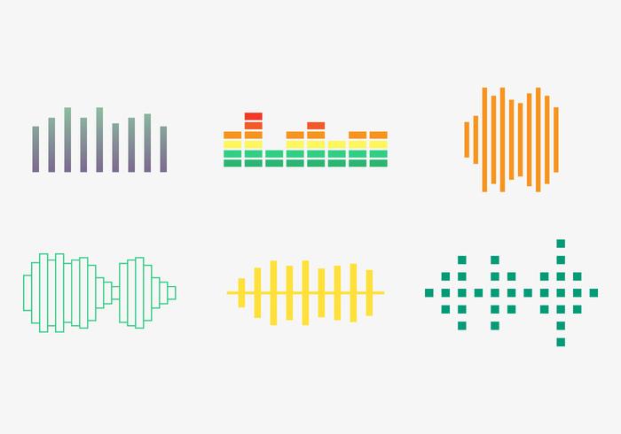 700x490 Free Sound Bars Vector