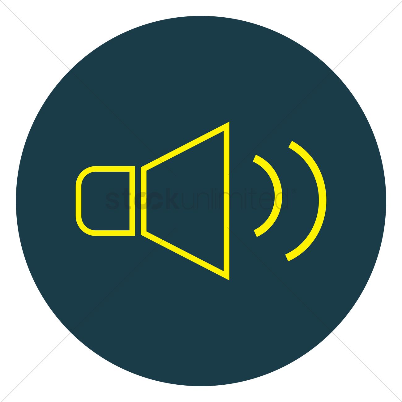 1300x1300 Sound Icon Vector Image