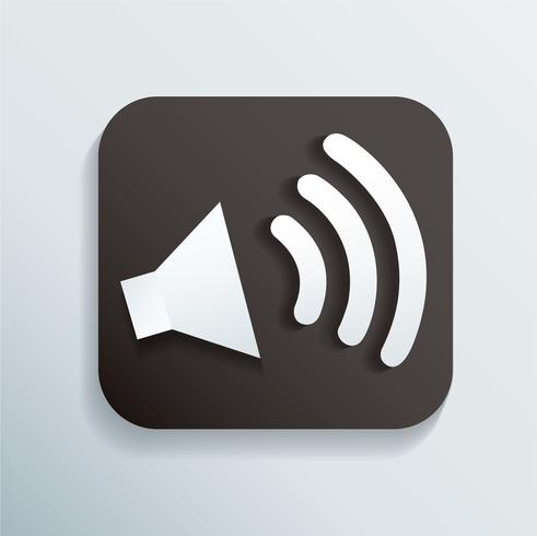 491x490 Sound Icon Vector Illustration