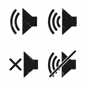 300x300 Sound Icon Set Speaker Icon Sound Vector Icon Music Volume Symbol