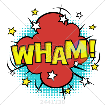 340x340 Stock Photo Of Wham Phrase In Speech Bubble Comic Sound Vector