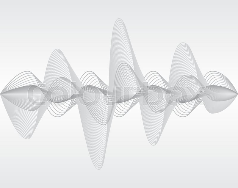 800x632 Sound Wave Vector Illustration Stock Vector Colourbox