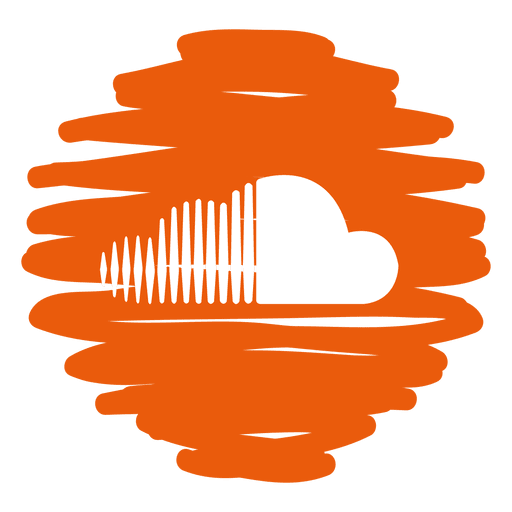 512x512 Soundcloud Distorted Round Icon