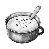 200x200 Soup Bowl Free Vector Art
