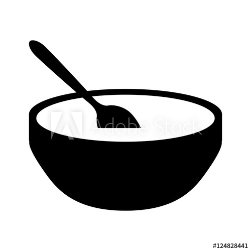 500x500 Soup Bowl Icon Image Vector Illustration Design