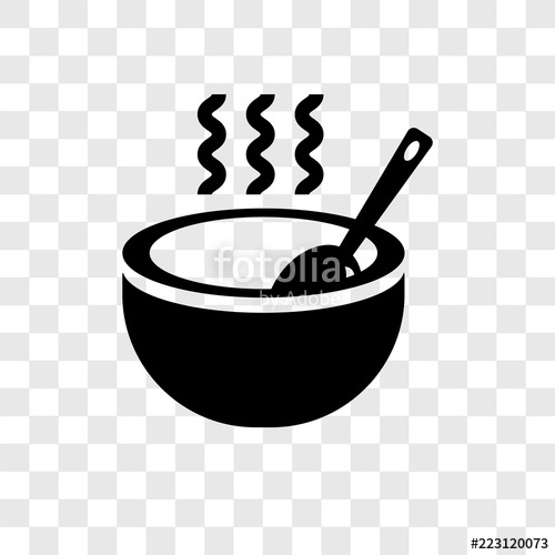 Soup Vector Icon Isolated On Transparent Background, Soup Logo 500x500 Soup Vector Icon Isolated On Transparent Background, Soup Logo