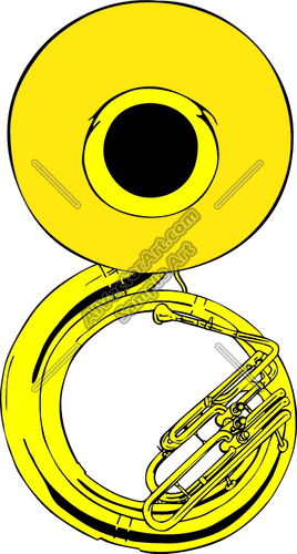 268x500 Sousaphone Clipart And Vectorart Misc Graphics